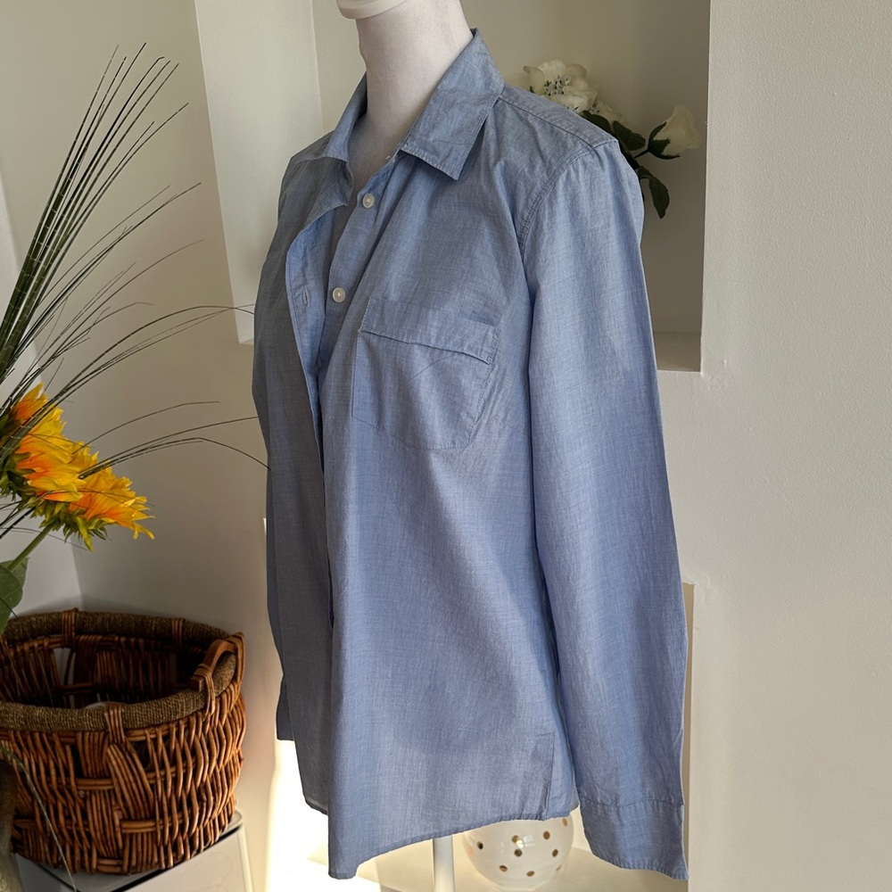 J. Crew Blue Button Down Shirt - Picture 5 of 8